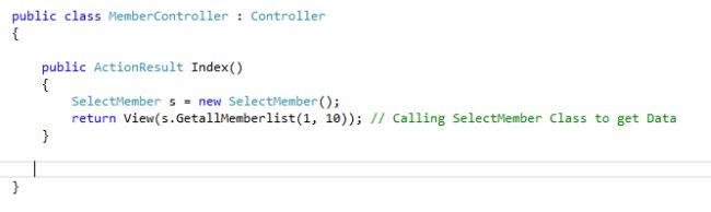 calling select member
